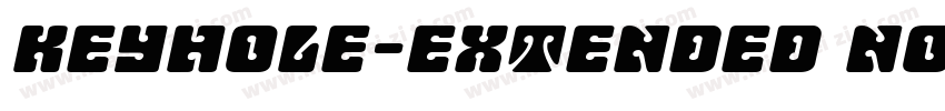 Keyhole-Extended Normal字体转换